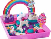 Kinetic Sand Królestwo Jednorożców 6062961 – piasek kinetyczny 907 g z foremkami – zdjęcie 2