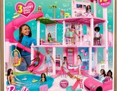 Barbie Dreamhouse HMX10 – domek dla lalek z basenem, zjeżdżalnią i windą – zdjęcie 4