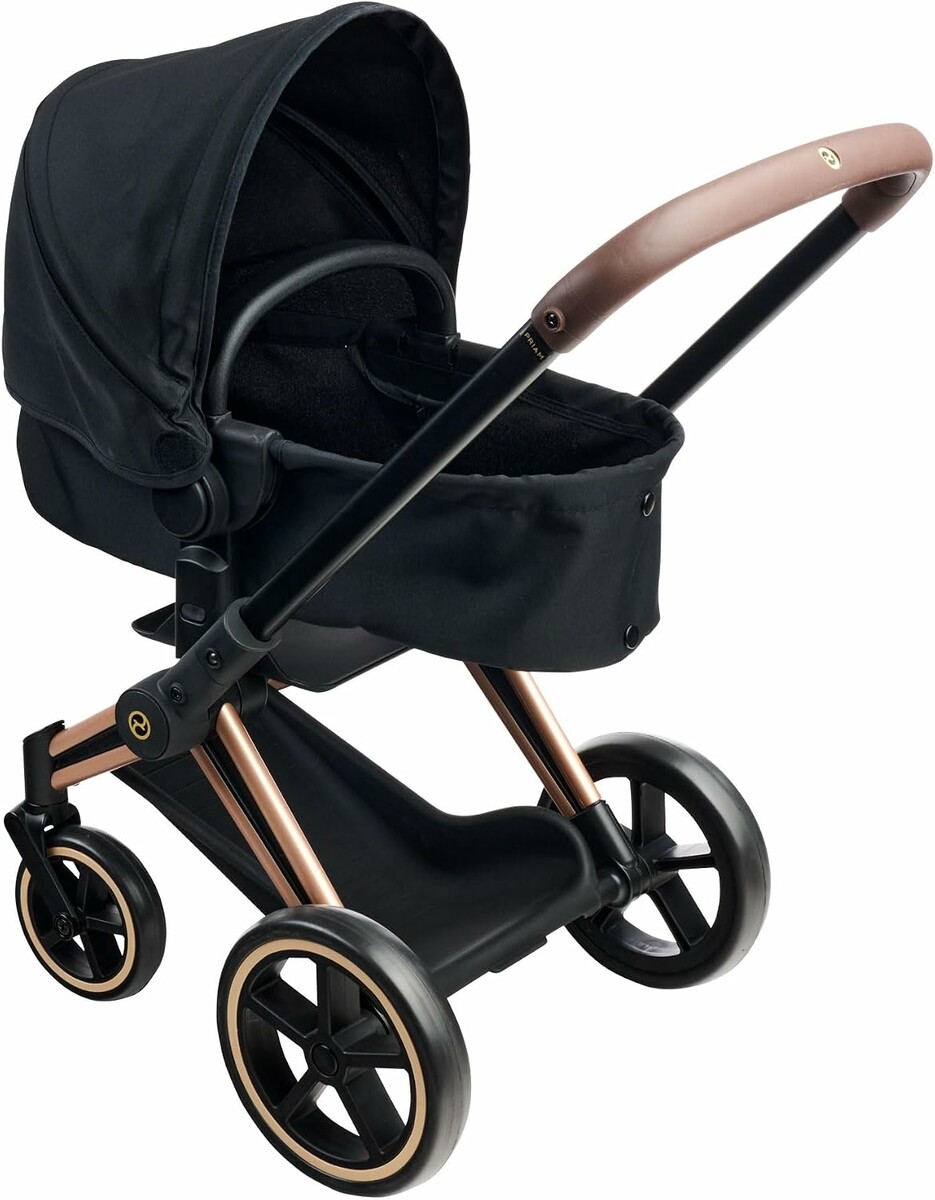 Corolle Cybex Priam 3 w 1 – wózek dla lalek 36–42 cm, czarny