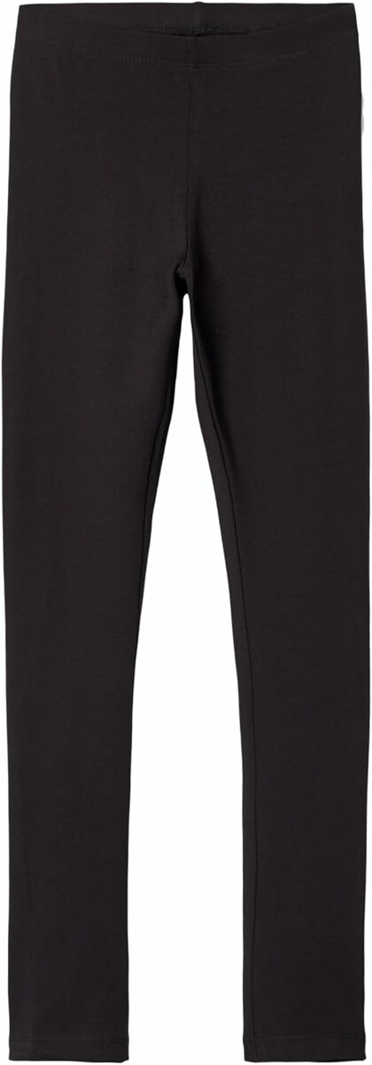 NAME IT Nkfvian getry legginsy dziewczęce bawełniane – czarne, rozmiar 140