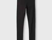 NAME IT Nkfvian getry legginsy dziewczęce bawełniane – czarne, rozmiar 140 – zdjęcie 2