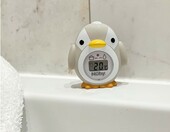Nuby termometr do kąpieli pingwin z wyświetlaczem LCD – szary, od 0 miesięcy – zdjęcie 3