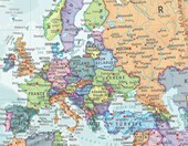 Maps International mapa ścienna świata laminowana 118,9 x 84,1 cm – wydanie 2025 – zdjęcie 3