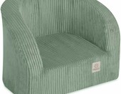 MISIOO fotel dziecięcy sztruksowy od 1 roku – zielony, 40 x 53 x 36 cm – zdjęcie 3