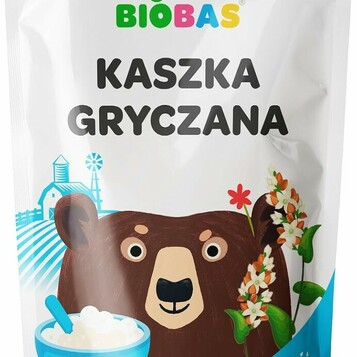 BioBas kaszka gryczana BIO 200 g – bez cukru, od 6. miesiąca