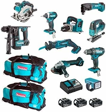 Komplet 10 narzędzi Makita MPK1810233A 18, stan: nowy