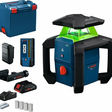 Laser obrotowy zielony Bosch GRL18V-3-31G (stan nowy)