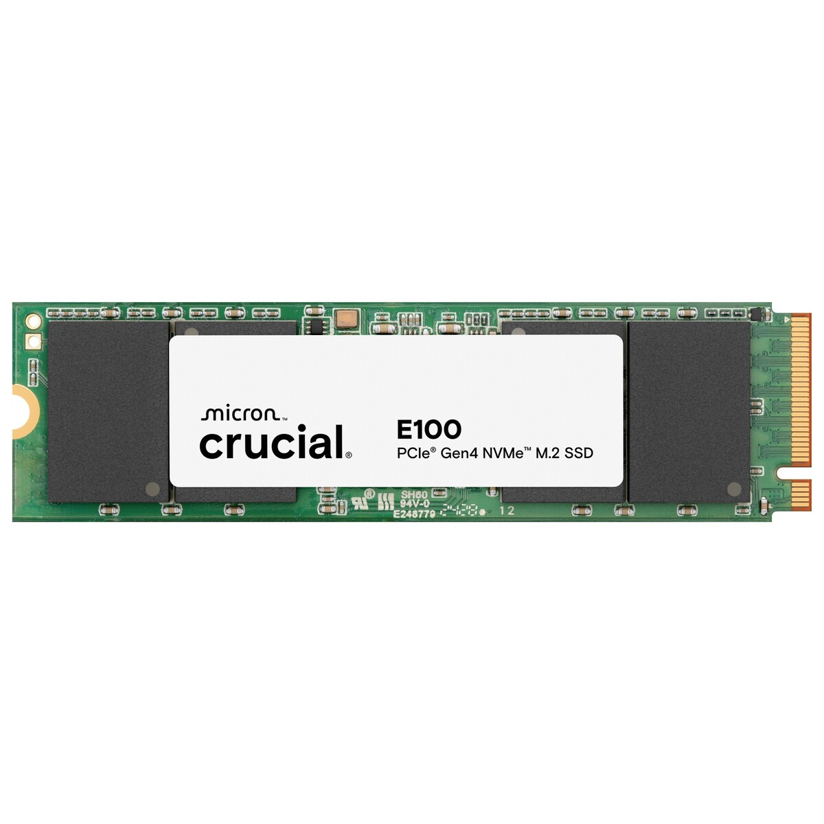 Dysk SSD M.2 2280 NVMe PCIe Crucial E100 480GB (stan nowy)