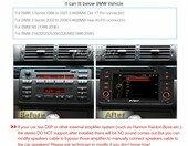Radio nawigacja GPS 7 cali Quad Core 2DIN BMW E39 (używany) – zdjęcie 4