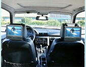 Medion – mobilne samochodowe DVD 2 x LCD (używany) – zdjęcie 2