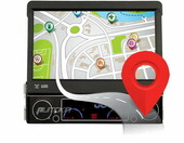 Radio samochodowe 7 cali USB SD nawigacja mapy (używany) – zdjęcie 5