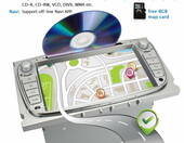 Nawigacja samochodowa 7 cali USB SD Ford Focus (stan nowy) – zdjęcie 5