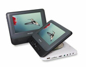 Salora DVP-7048 – mobilne samochodowe DVD, twin (używany) – zdjęcie 2