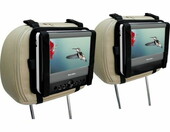 Salora DVP-7048 – mobilne samochodowe DVD, twin (używany) – zdjęcie 3