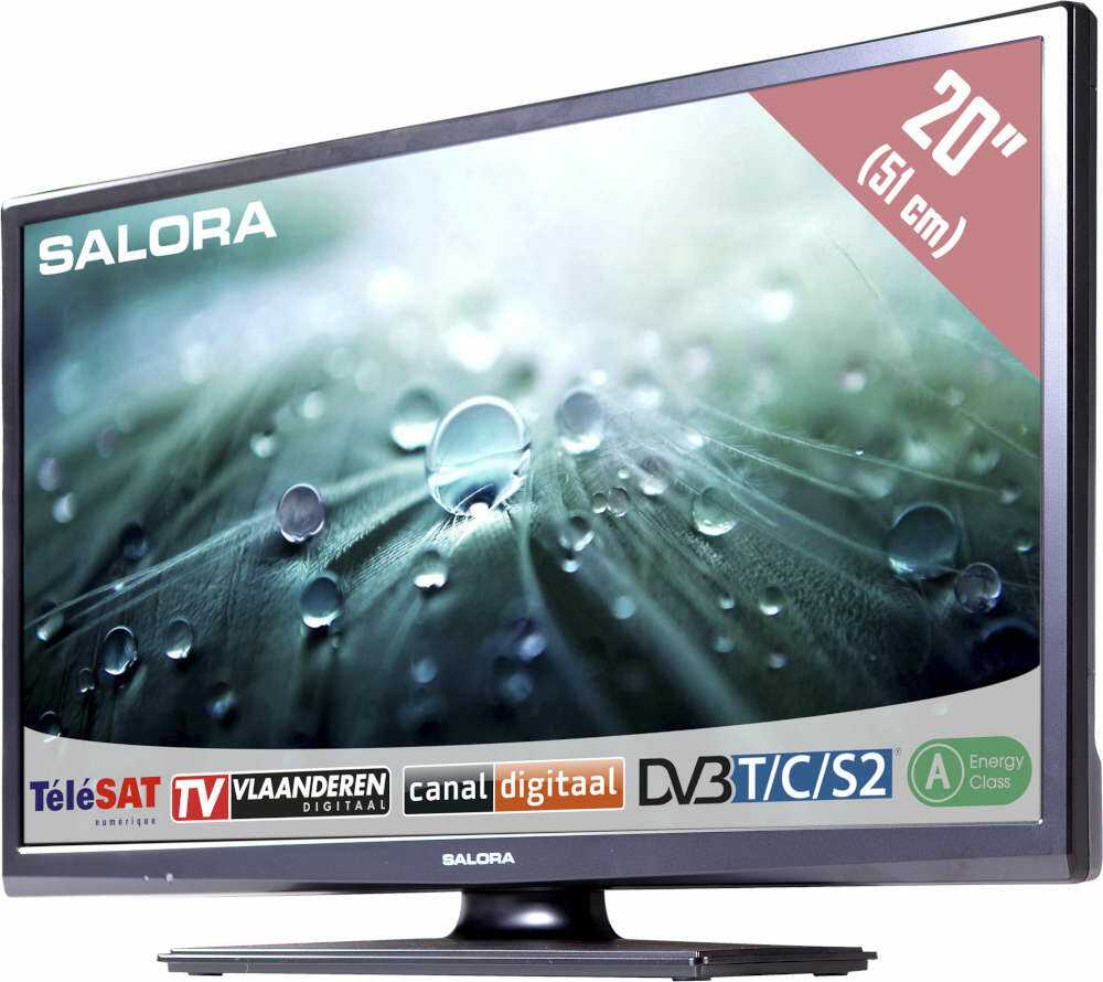 Telewizor LED 20 cali kamper camping jacht 12V (stan nowy)