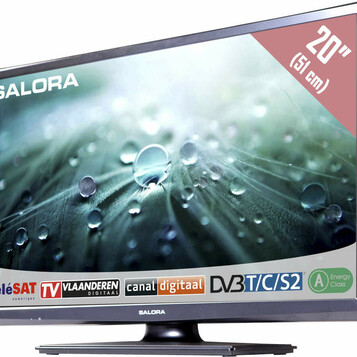 Telewizor LED 20 cali kamper camping jacht 12V (stan nowy)