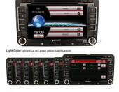 Radio nawigacja VW Passat 2din GPS USB SD ekran (używany) – zdjęcie 3