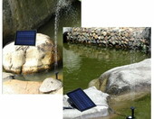 Solarna pompa fontannowa do oczka LED 5W 10V 200 L (używany) – zdjęcie 1