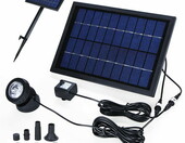 Solarna pompa fontannowa do oczka LED 5W 10V 200 L (używany) – zdjęcie 2