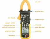 Miernik cęgowy PeakMeter MS2008A (używany) – zdjęcie 2
