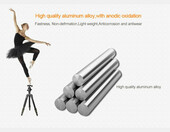 Mobilny statyw do kamery aluminium Travel Tripod (używany) – zdjęcie 3