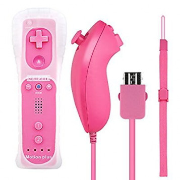 Kontrolery do Nintendo Wii 2in1 pink – stan: nowy