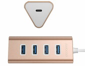 Hub Usb c 3.0 rozdzielacz 4 porty rozgałęźnik (używany) – zdjęcie 1