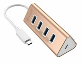 Hub Usb c 3.0 rozdzielacz 4 porty rozgałęźnik (używany) – zdjęcie 2