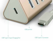 Hub Usb c 3.0 rozdzielacz 4 porty rozgałęźnik (używany) – zdjęcie 5