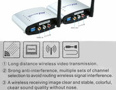 Bezprzewodowy Transmiter AV 2.4GHz 5.8GHz Audio (stan nowy) – zdjęcie 4