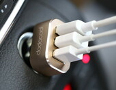 Ładowarka samochodowa 3 USB 6.6A 33W apple (stan nowy) – zdjęcie 3