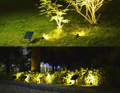 Ogrodowa lampa solarna 2W LED oświetlenie (stan nowy) – zdjęcie 2
