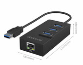 DODOCOOL DC18 – rozdzielacz rozgałęźnik HUB USB (używany) – zdjęcie 2