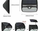 Lampa solarna z czujnikiem ruchu 48 LED oddzielny (używany) – zdjęcie 2