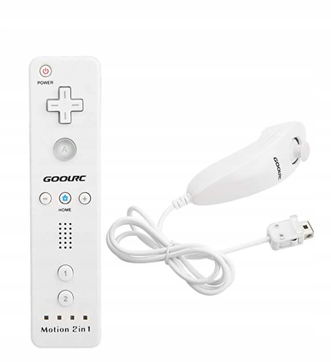 Przewodowy Nunchuck Wiilot Nintendo Wii WiiU (używany)