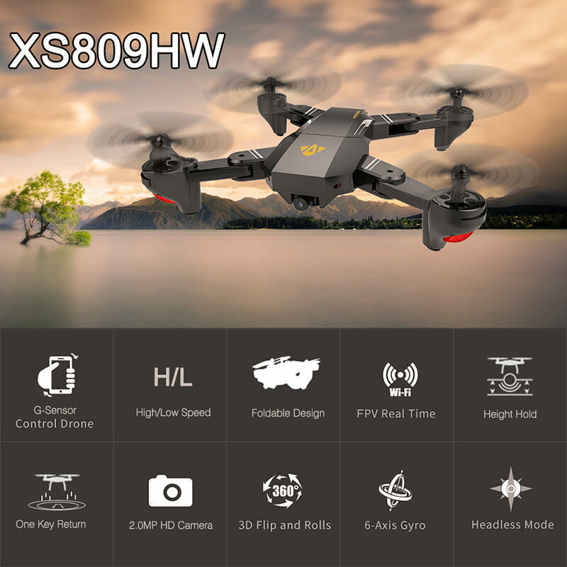 VISUO XS809HW VGA 720P – dron zdalnie sterowany (używany)
