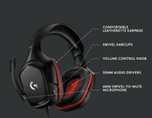 Logitech G332 – słuchawki przewodowe gamingowe (używany) – zdjęcie 2