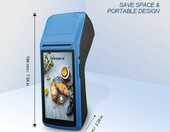 Mobilny terminal z drukarką z czytnikiem kodów (używany) – zdjęcie 2