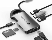 NOVOO 8w1 – adapter przejściówka HUB 3xUSB3.0 (używany) – zdjęcie 2