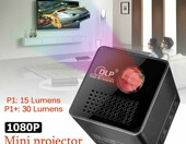 Bezprzewodowy mini projektor DLP UNIC P1 LED WiFi (używany) – zdjęcie 2