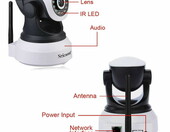 SRICAM SP017 2MP 1080P – bezprzewodowa kamera IP (używany) – zdjęcie 4