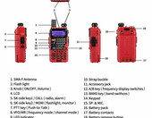 BAOFENG UV-5R PLUS – krótkofalówka walkie-talkie (używany) – zdjęcie 3