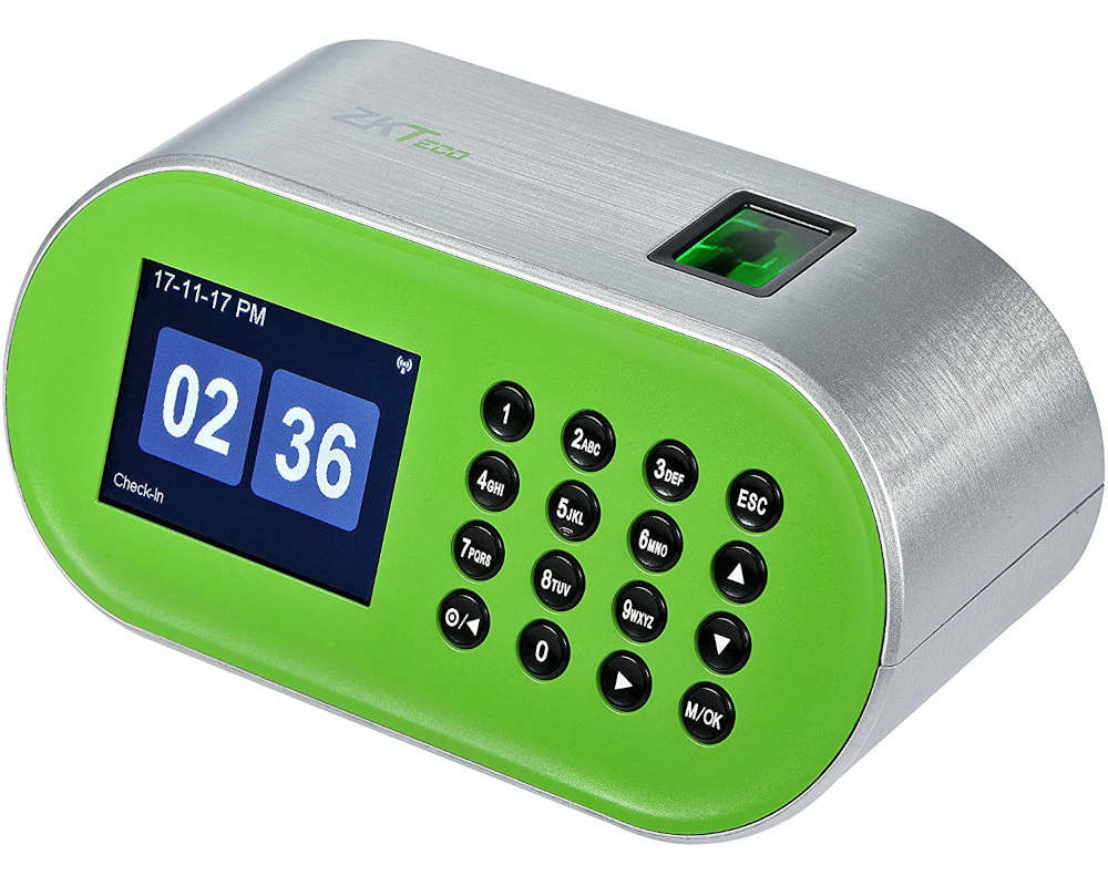 Zegar czasu pracy ZKTeco CT10 Lite linie papilarne biometria