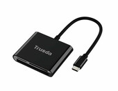 TRUSDA – adapter USB USB-C czytnik kart SD microSD (używany) – zdjęcie 1