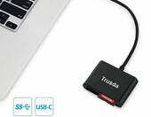TRUSDA – adapter USB USB-C czytnik kart SD microSD (używany) – zdjęcie 3