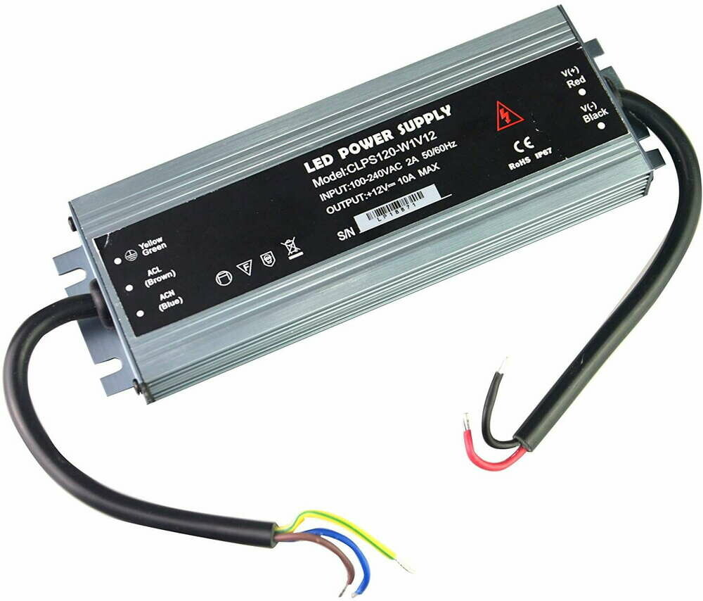 SANPU CLPS120-W1V12 12V 120W IP67 – zasilacz LED (używany)