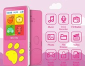 Wiwoo B4 8GB – odtwarzacz MP3 dla dzieci – stan: nowy – zdjęcie 3
