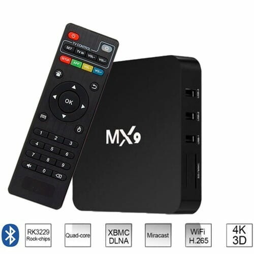 Smart Android TV Box MX9 UHD 4K 2GB 16GB (używany)