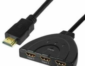 Rozgałęźnik splitter Mini HDMI-301 3w1 Full HD (używany) – zdjęcie 3