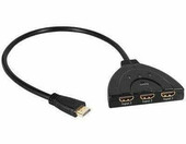 Rozgałęźnik splitter Mini HDMI-301 3w1 Full HD (używany) – zdjęcie 4